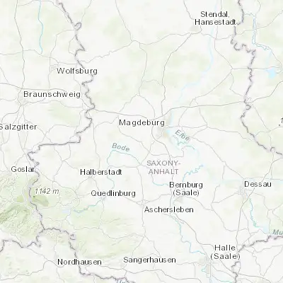 Map showing location of Wanzleben (52.060870, 11.440800)