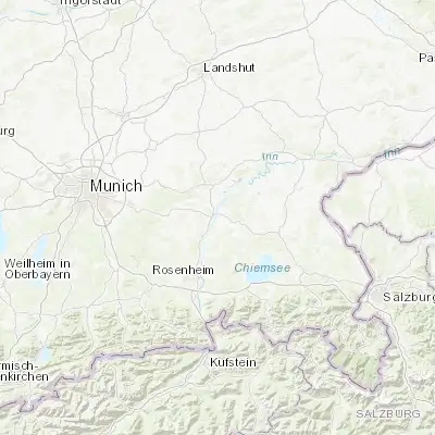 Map showing location of Wasserburg am Inn (48.052500, 12.223410)