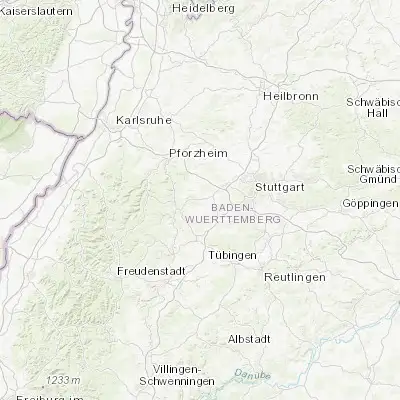 Map showing location of Weil der Stadt (48.749530, 8.871760)