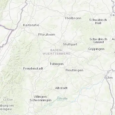 Map showing location of Weil im Schönbuch (48.622700, 9.063550)