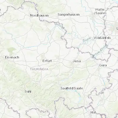Map showing location of Weimar (50.980300, 11.329030)