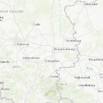 Map showing location of Weinberg (52.257030, 10.474460)