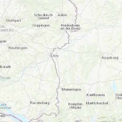 Map showing location of Weißenhorn (48.305010, 10.160470)