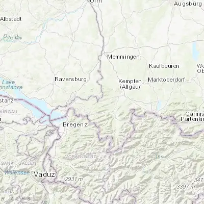 Map showing location of Weitnau (47.641710, 10.127320)