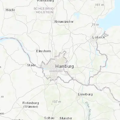 Map showing location of Wellingsbüttel (53.641040, 10.079800)