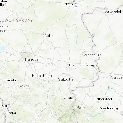 Map showing location of Wendeburg (52.329570, 10.392550)