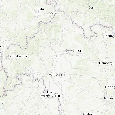 Map showing location of Werneck (49.982010, 10.098840)