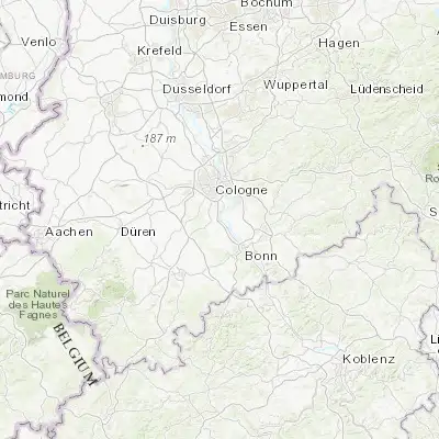 Map showing location of Wesseling (50.827090, 6.974700)