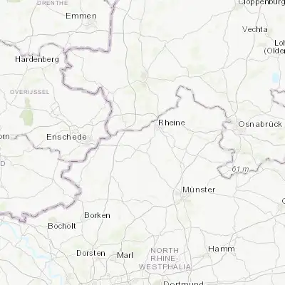 Map showing location of Wettringen (52.209390, 7.318950)
