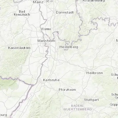 Map showing location of Wiesloch (49.295040, 8.698460)
