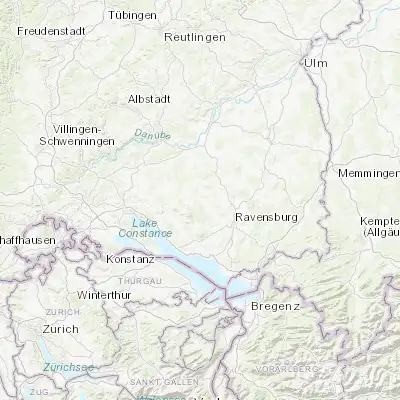Map showing location of Wilhelmsdorf (47.866120, 9.426210)