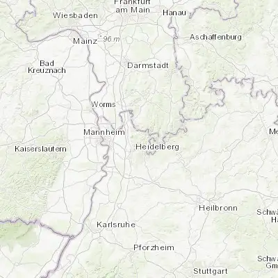 Map showing location of Wilhelmsfeld (49.470560, 8.753610)