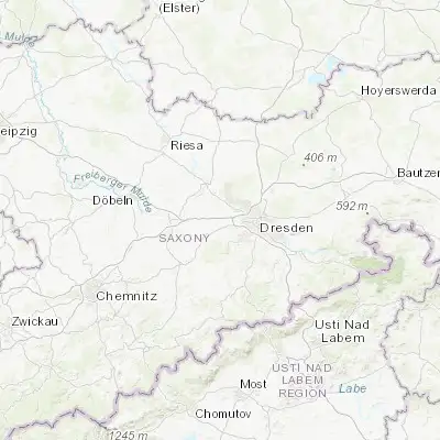 Map showing location of Wilsdruff (51.051990, 13.536570)