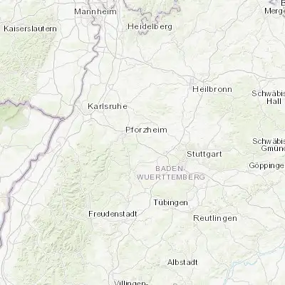 Map showing location of Wimsheim (48.850000, 8.833330)