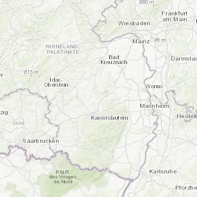 Map showing location of Winnweiler (49.566670, 7.850000)