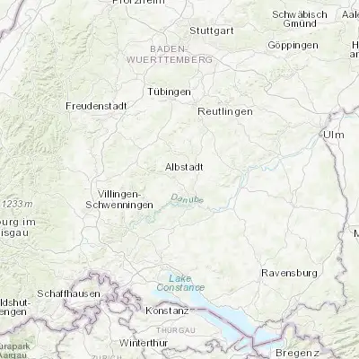 Map showing location of Winterlingen (48.183330, 9.116670)