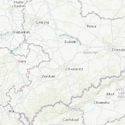Map showing location of Wittgensdorf (50.883160, 12.870310)