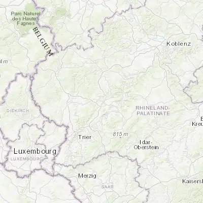 Map showing location of Wittlich (49.985960, 6.893080)