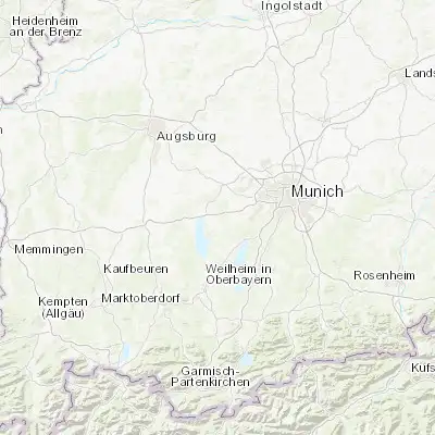 Map showing location of Wörthsee (48.072500, 11.201750)