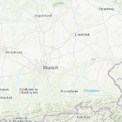 Map showing location of Wörth (48.245310, 11.902140)
