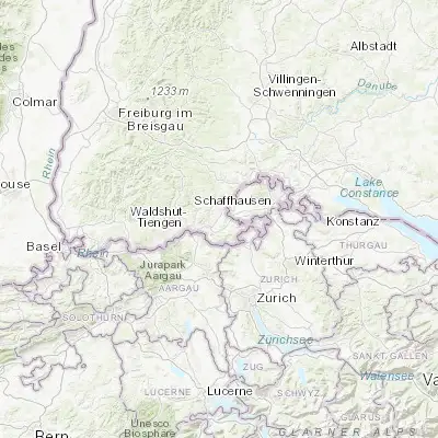 Map showing location of Wutöschingen (47.660190, 8.367550)