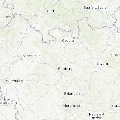 Map showing location of Zapfendorf (50.017830, 10.932430)
