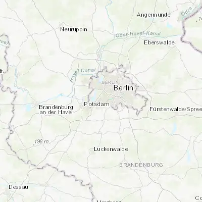 Map showing location of Zehlendorf (52.433330, 13.250000)