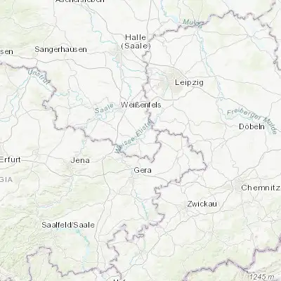 Map showing location of Zeitz (51.049620, 12.136900)