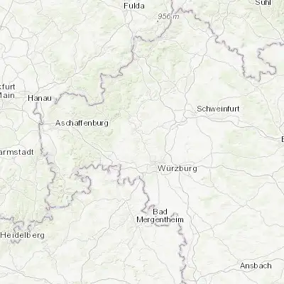 Map showing location of Zellingen (49.897370, 9.817460)