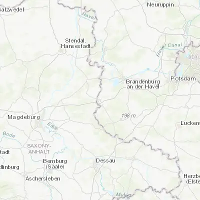 Map showing location of Ziesar (52.266160, 12.289970)