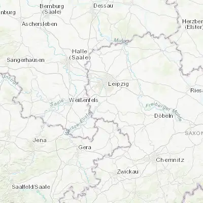 Map showing location of Zwenkau (51.218720, 12.330080)