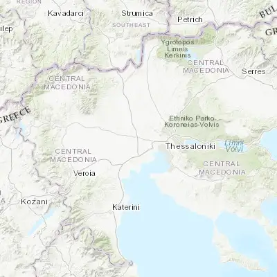 Map showing location of Ágios Athanásios (40.715980, 22.728410)