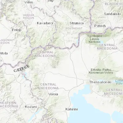 Map showing location of Gouménissa (40.946040, 22.449740)