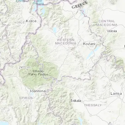 Map showing location of Grevená (40.084520, 21.427440)