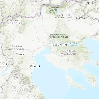 Map showing location of Kalamariá (40.582500, 22.950280)