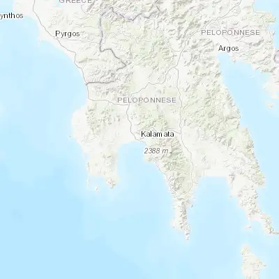 Map showing location of Kalamata (37.039130, 22.112650)