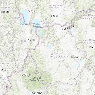 Map showing location of Maniákoi (40.500640, 21.244460)