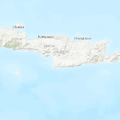 Map showing location of Moíres (35.051430, 24.873300)