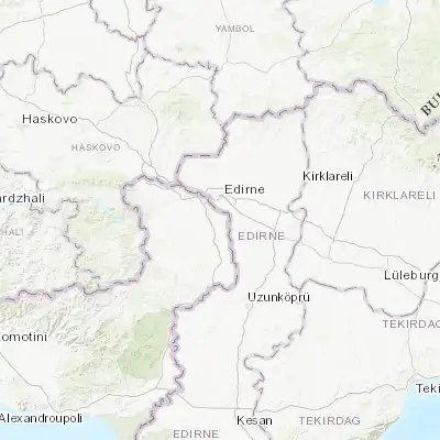 Map showing location of Néa Výssa (41.584490, 26.543180)