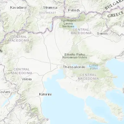 Map showing location of Oraiókastro (40.730830, 22.917220)