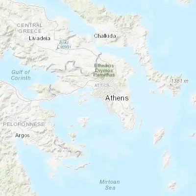 Map showing location of Piraeus (37.942030, 23.646190)