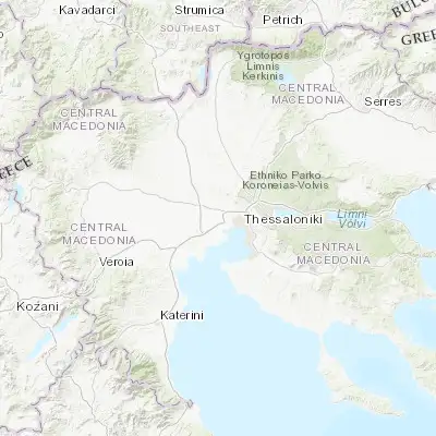 Map showing location of Síndos (40.670450, 22.805450)