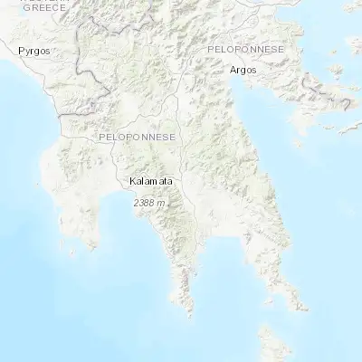 Map showing location of Sparta (37.074460, 22.430090)