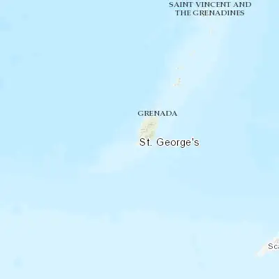 Map showing location of Saint George's (12.052880, -61.752260)