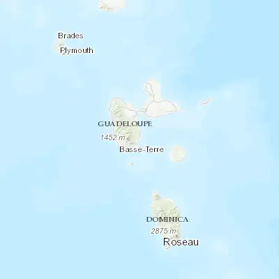 Map showing location of Capesterre-Belle-Eau (16.044950, -61.564250)