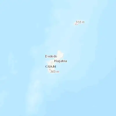 Map showing location of Dededo Village (13.517770, 144.839100)