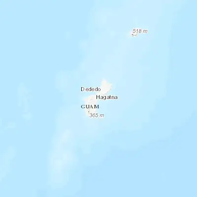 Map showing location of Mangilao Village (13.447610, 144.801090)