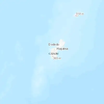 Map showing location of Santa Rita Village (13.386080, 144.672260)