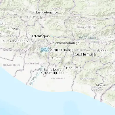 Map showing location of Acatenango (14.554510, -90.943680)