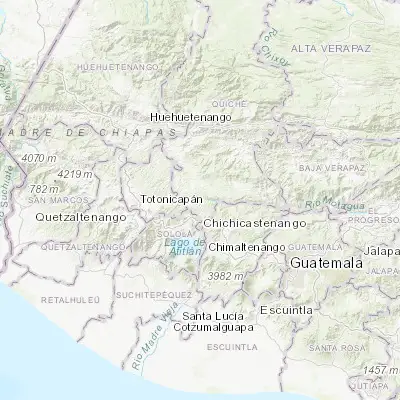 Map showing location of Chichicastenango (14.943330, -91.111160)